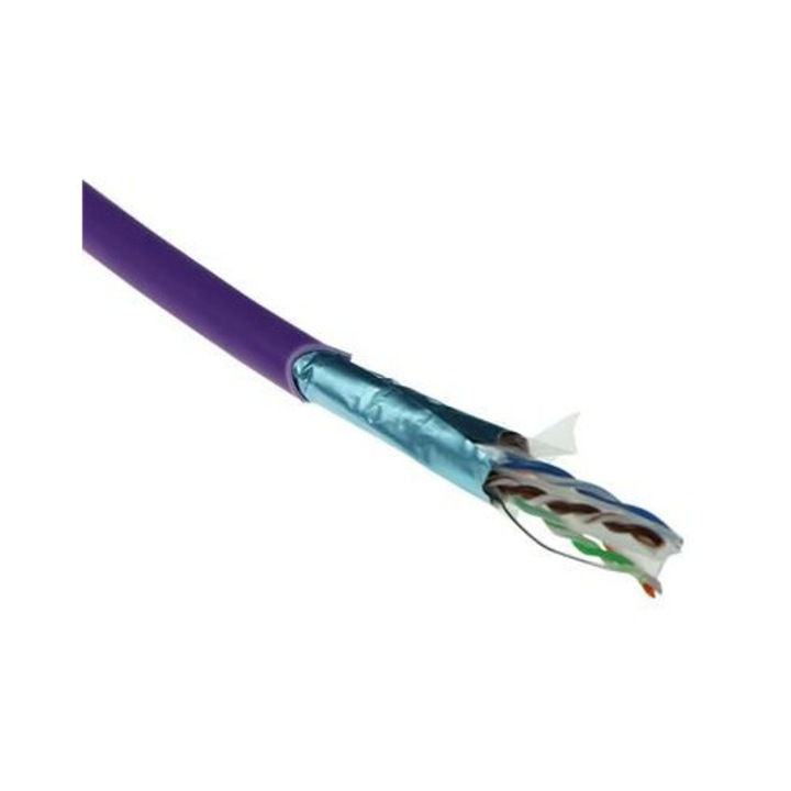 ACT CAT6A F-UTP Installation cable 500m Violet, 201356, Hálózati kábelek