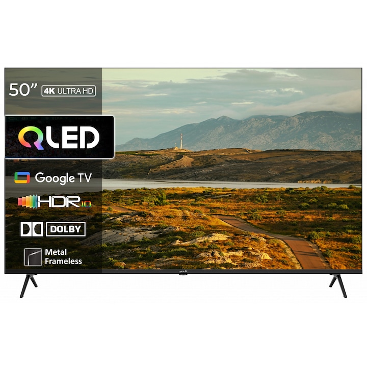 Телевизор ARIELLI QLED50UD10GTV SMART, 50"(127см), 4K Ultra HD, Клас E