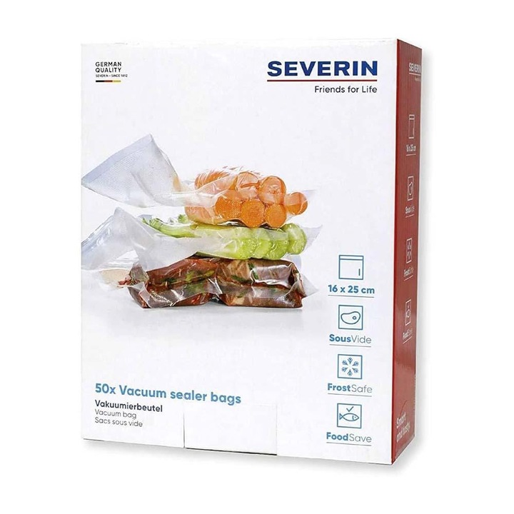 Severin vákuum zacskók 16 x 25 cm