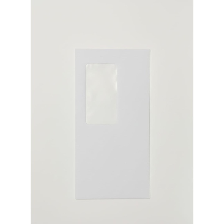 Set 100 Plicuri Albe cu Fereastra – Format Standard