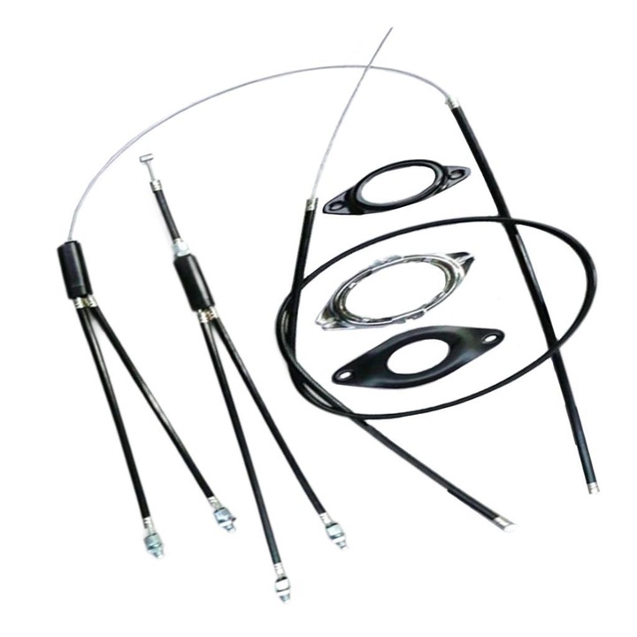 Set cabluri frana BMX HILABEE negru argintiu 91x80x48x90cm