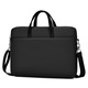 Geanta laptop crossbody, design premium, negru inchis, 14.1 inches