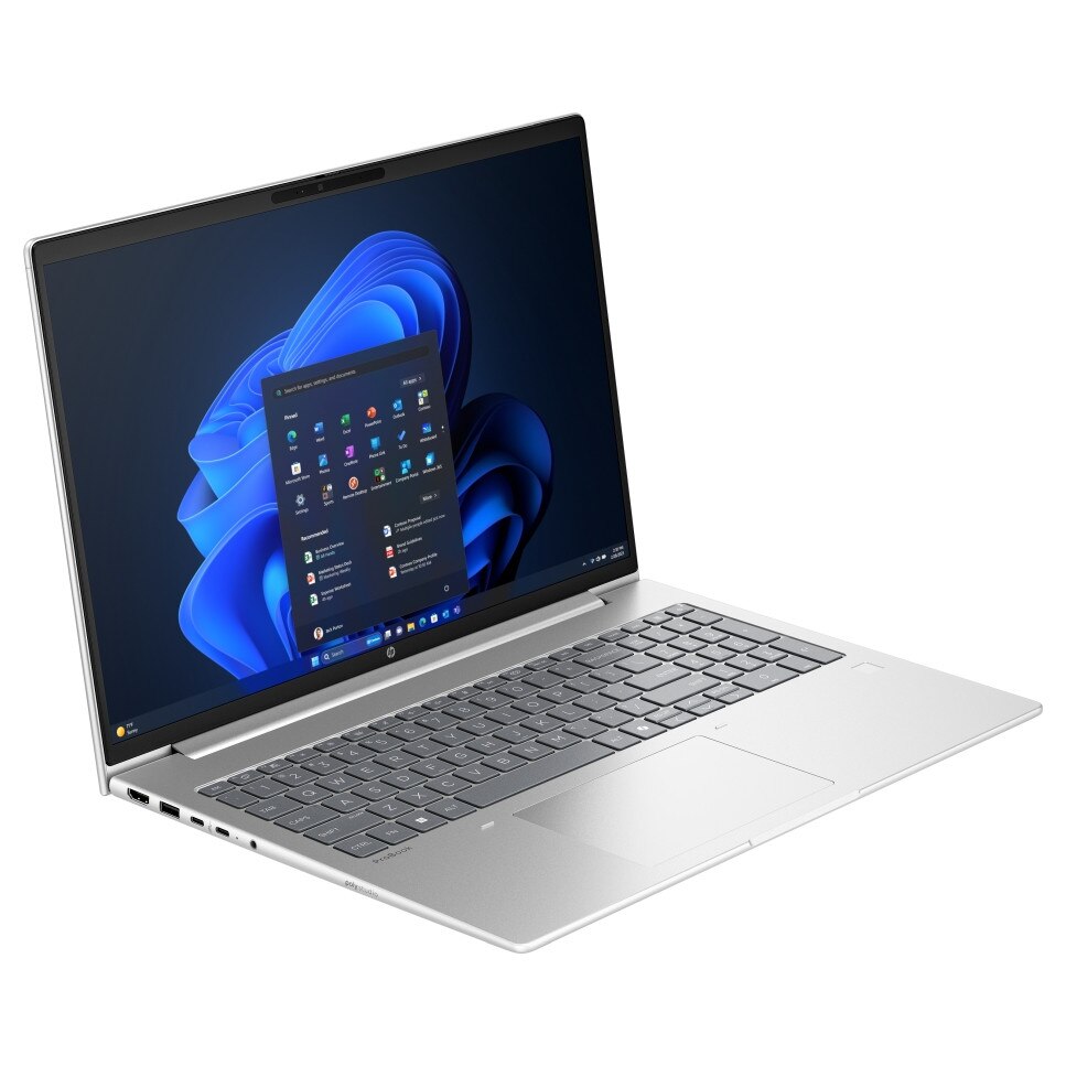 Laptop HP ProBook 4 G1iR 16, B9YK5ET, 16", Intel Core 7 150U (10-core), Intel Iris Xe Graphics, 16GB 5600MHz (1x16GB) DDR5, Argintiu