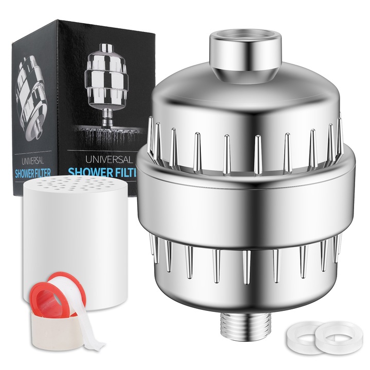 15 fokozatú otthoni zuhanyszűrő, víztisztító rendszer