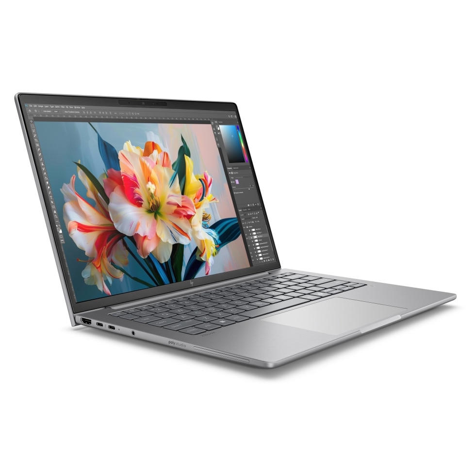 Laptop HP ZBook 8 G1i 14 AI, A3ZU8ET, 14", Intel Core Ultra 7 255H (16-core), NVIDIA RTX 500 Ada (4GB GDDR6), 32GB 6400MHz (2x16GB) DDR5, Silver