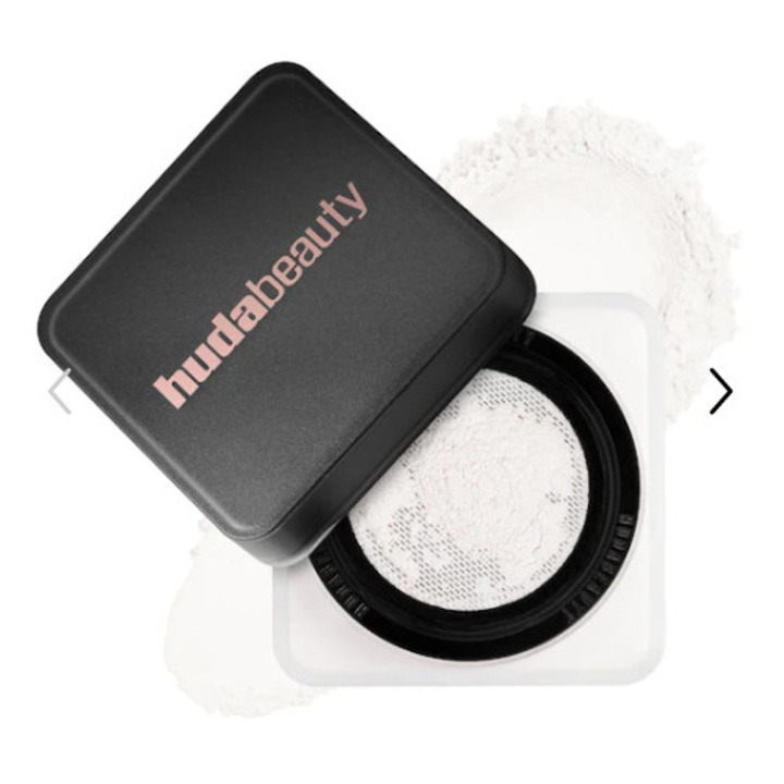 Pudra fixare hudabeauty, alb