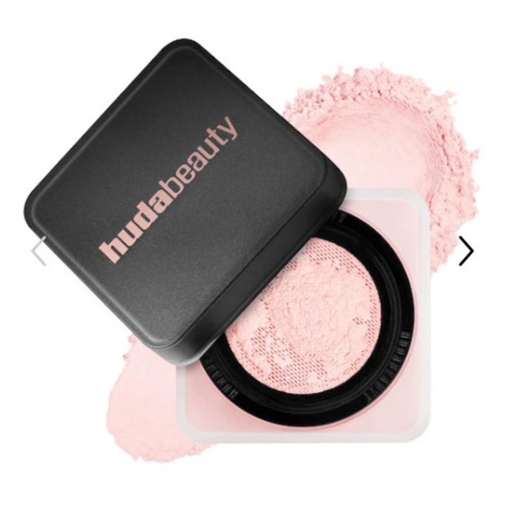 Pudra de fixare Easy Bake, Huda Beauty, control al uleiului, nuanta Cherry Blossom, 20g