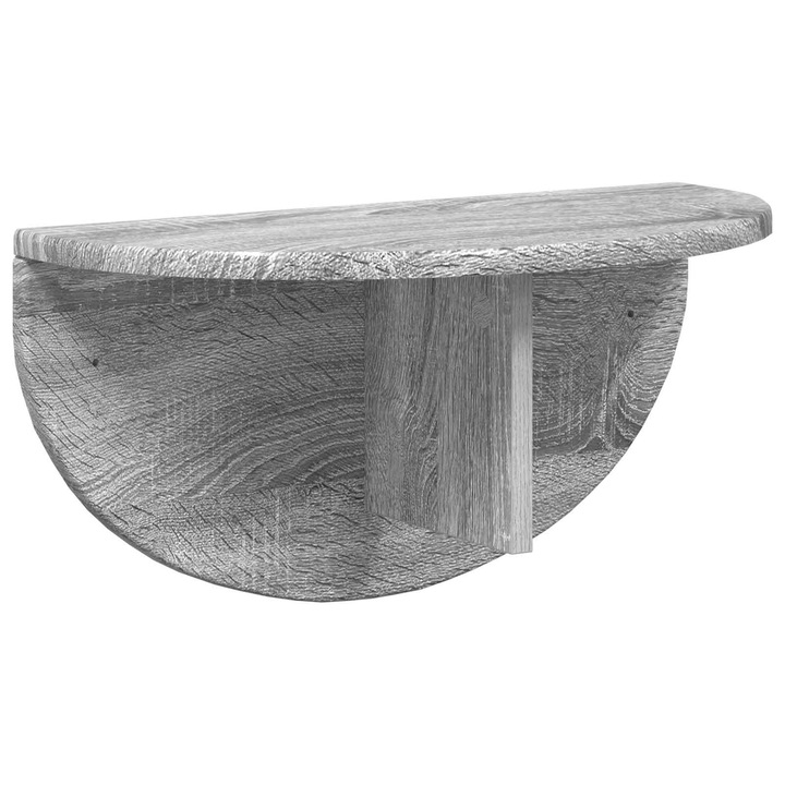 Raft de perete vidaXL Gri Sonoma 48 x 24 x 24 cm Lemn compozit