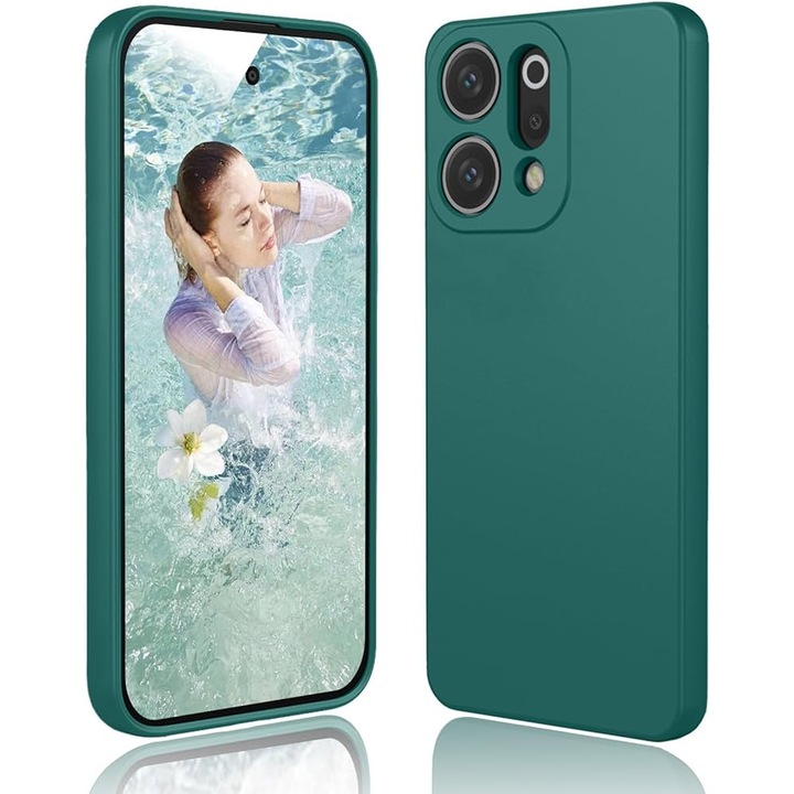 Husa pentru Oppo Reno 14 5G tpu forest green