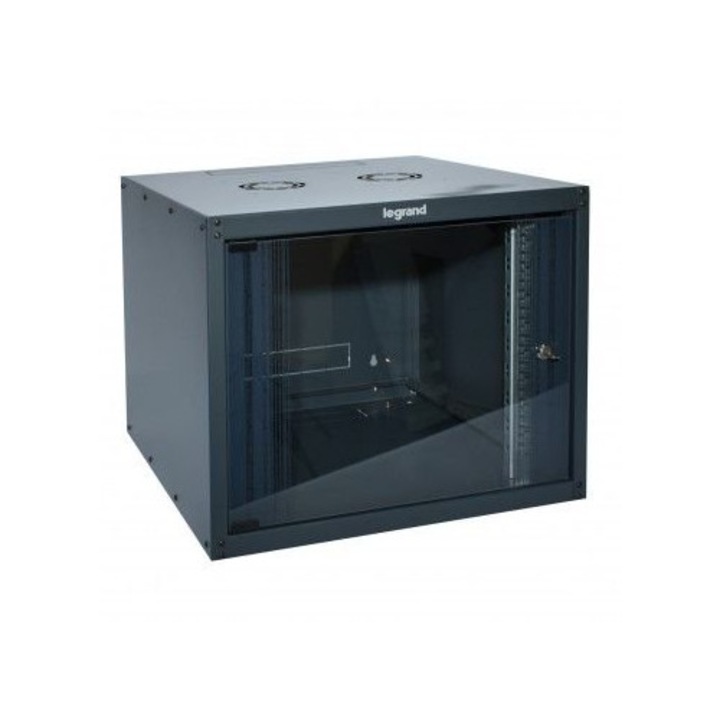 Legrand 19" 6U Falra szerelhető Rackszekrény Grey, 207260, Rackszekrény