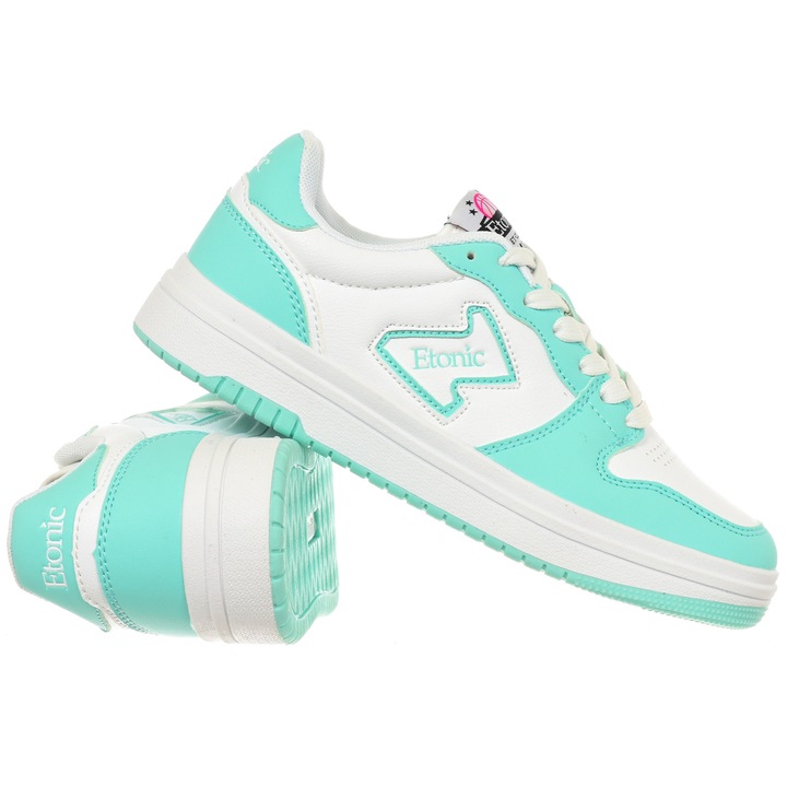 Tenisi dama PLAYMAKER, Etonic, sintetic/textil, alb/verde