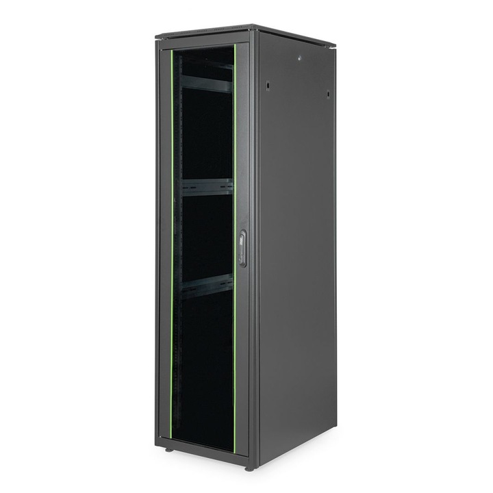 Digitus DN-19 42U-6/8-B-1 Szabadon álló Rackszekrény Black, 149283, Rackszekrény