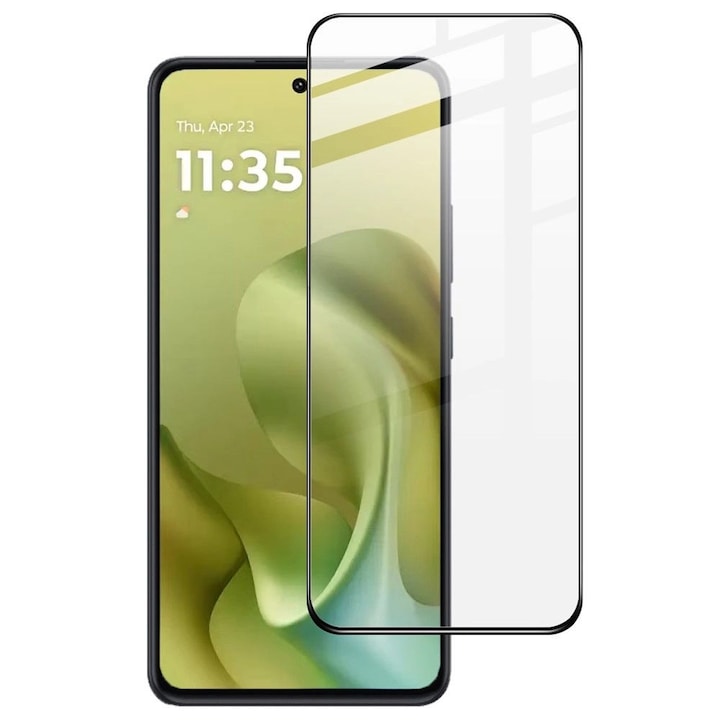 Folie de protectie tempered glass ceramica pentru Motorola Moto G86 black