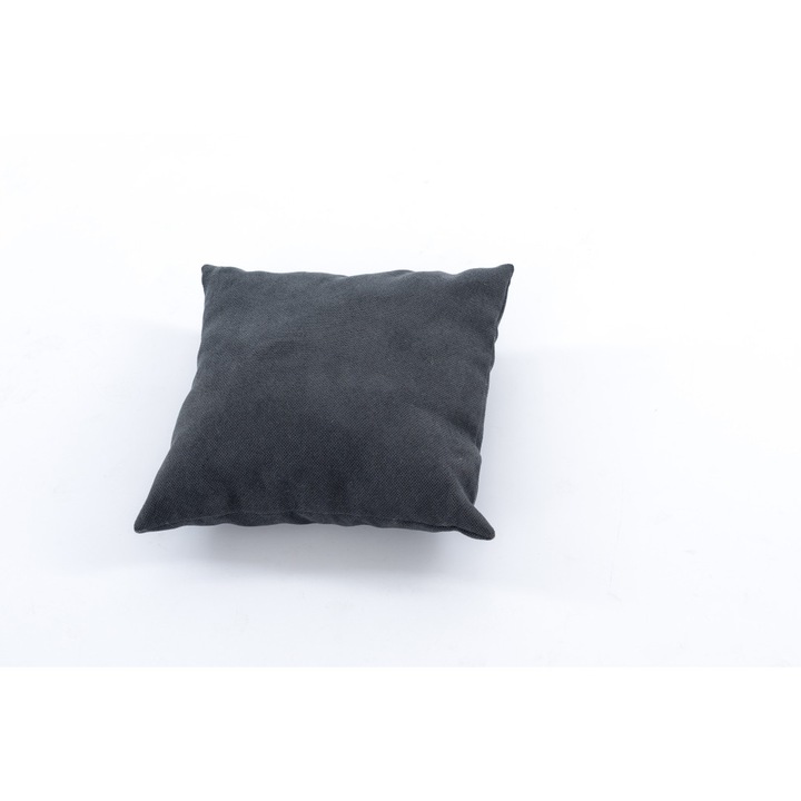 Perna Decorativa SAKART, Negru, 50x50cm, Lucrata Manual, Pentru Interior si Exterior