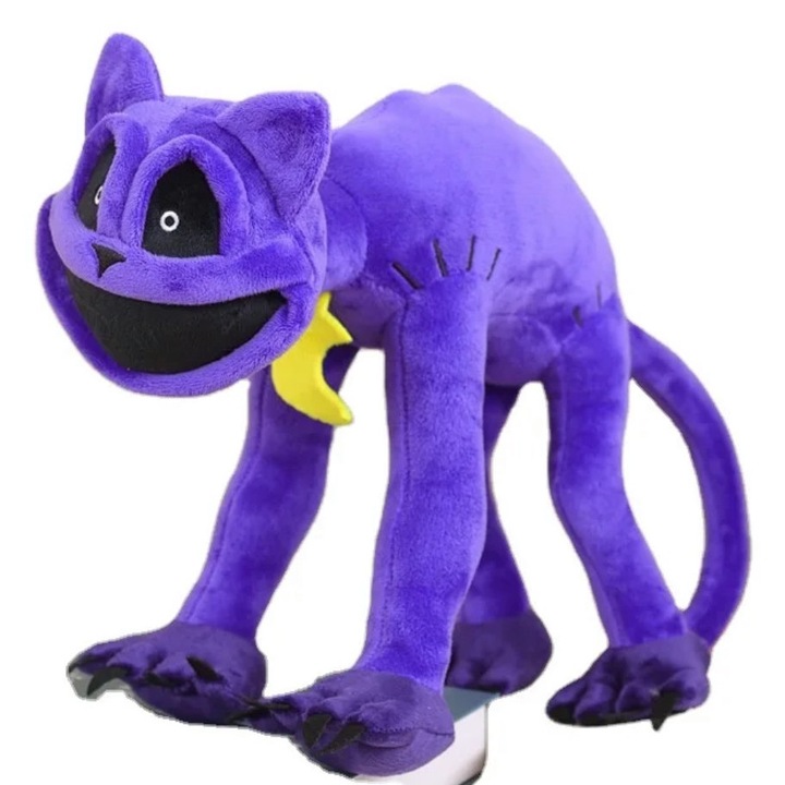 Jucarie de plus, Aymax, CatNap Cocosat Poppy Playtime, mov vibrant/mov, 30 cm