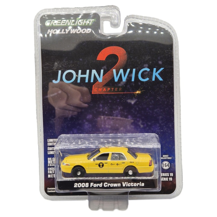 Ford Crown Victoria Taxi (2008) - John Wick 2 - Greenlight - 1:64