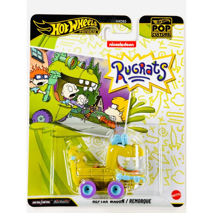 Hot Wheels Premium - Pop Culture - Rugrats - Reptar Wagon - Hot Wheels - 1:64