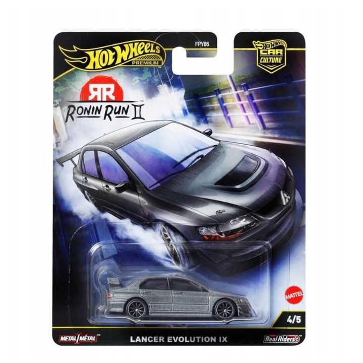 Hot Wheels Premium - Car Calture Ronin Run II 4/5 - Mitsubishi Lancer Evolution Evo IX - Hot Wheels - 1:64