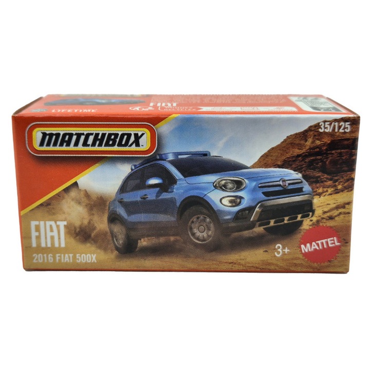Fiat 500X (2016) - 35/125 - Matchbox - 1:64