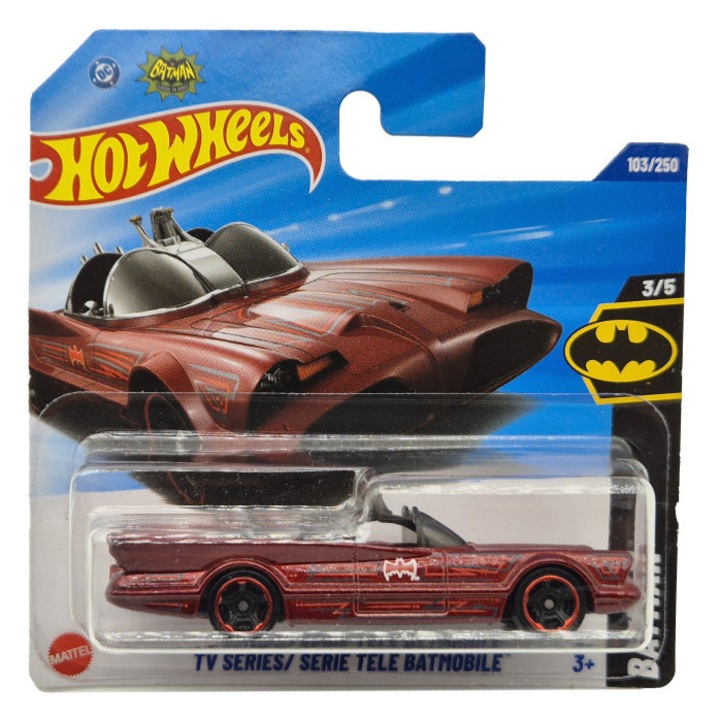 Hot Wheels TV Series Batmobile - Batman 3/5 - 103/250 - Hot Wheels - 1:64