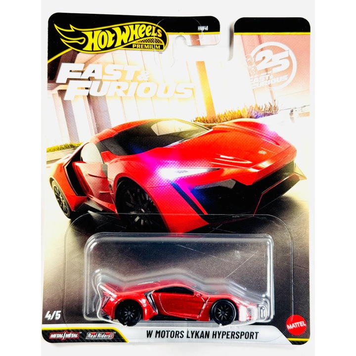 Hot Wheels Premium Fast and Furious - Halálos iramban 4/5 - W Motors Lykan Hypersport - Hot Wheels - 1:64