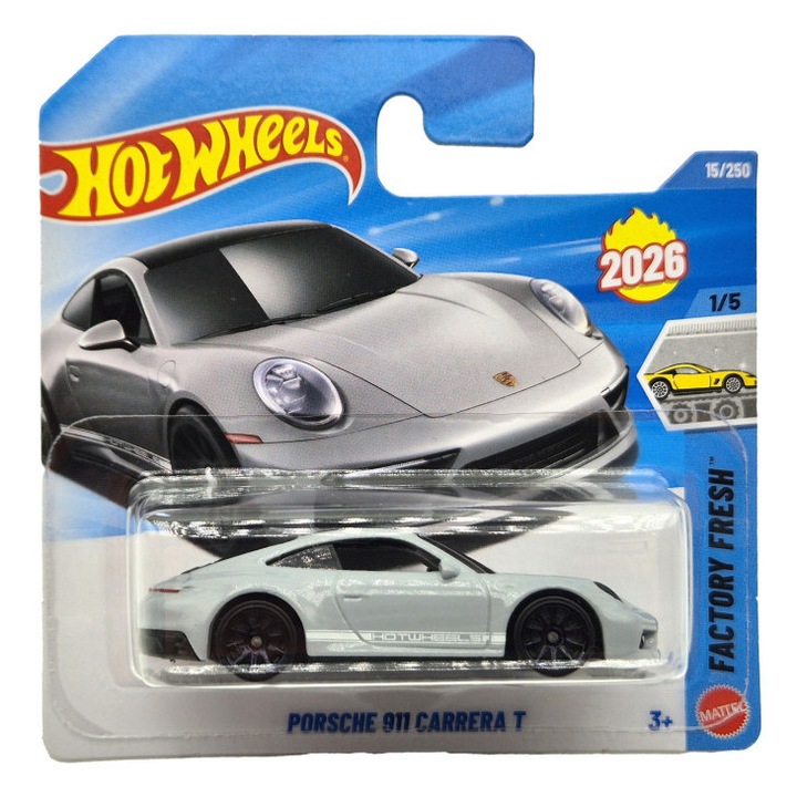 Hot Wheels Porsche 911 Carrera T - Factory Fresh 1/5 - 15/250 - Hot Wheels - 1:64