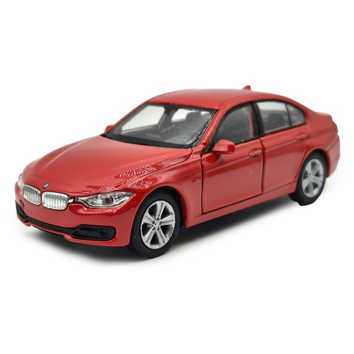 BMW F30 335i - piros - Welly - 1:34