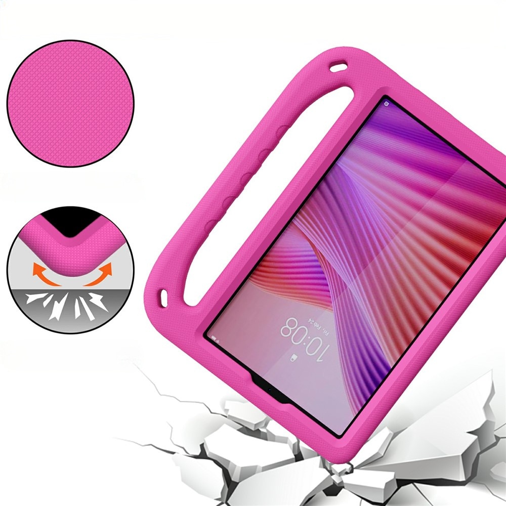 Husa de protectie pentru tableta Lenovo Tab One 8,7", cu suport, roz, material EVA