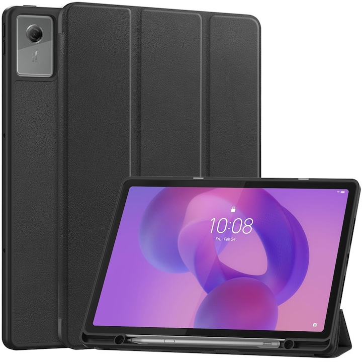 Husa tablete, XGSM, Lenovo Idea Tab Plus, protectie antisoc, suport, neagra