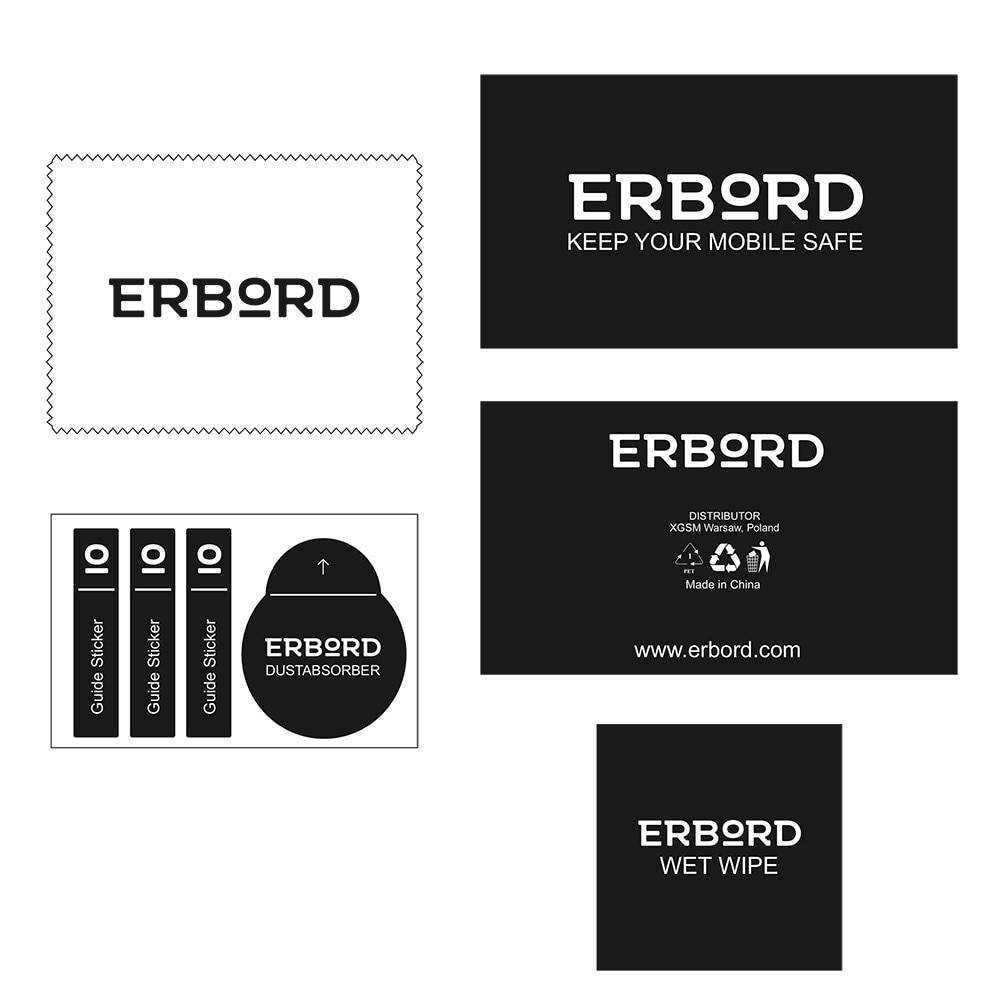 Set 2x Sticla Temperata ERBORD 9H pentru Xiaomi Poco F8 Pro, protectie eficienta, claritate ridicata, compatibilitate cu etui