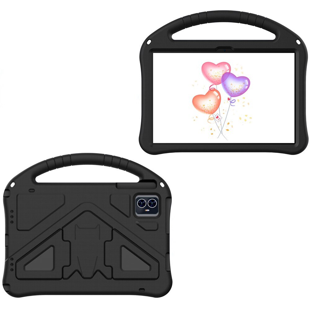 Husa pentru tableta T Tablet 2 5G, cu suport si manere, neagra, din spuma EVA