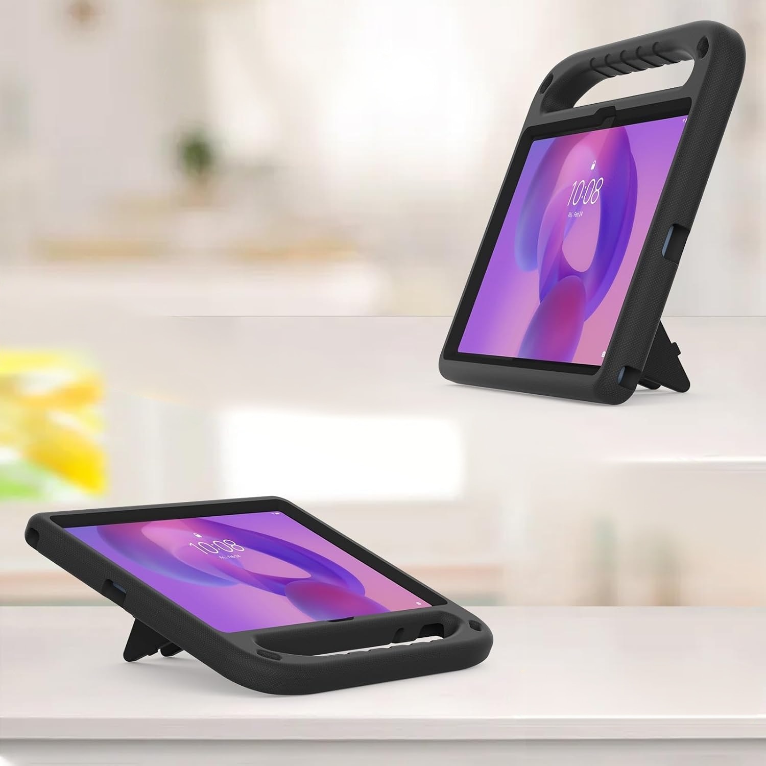 Etui pentru tableta, XGSM, Lenovo Idea Tab 11", negru, cu suport, pentru copii
