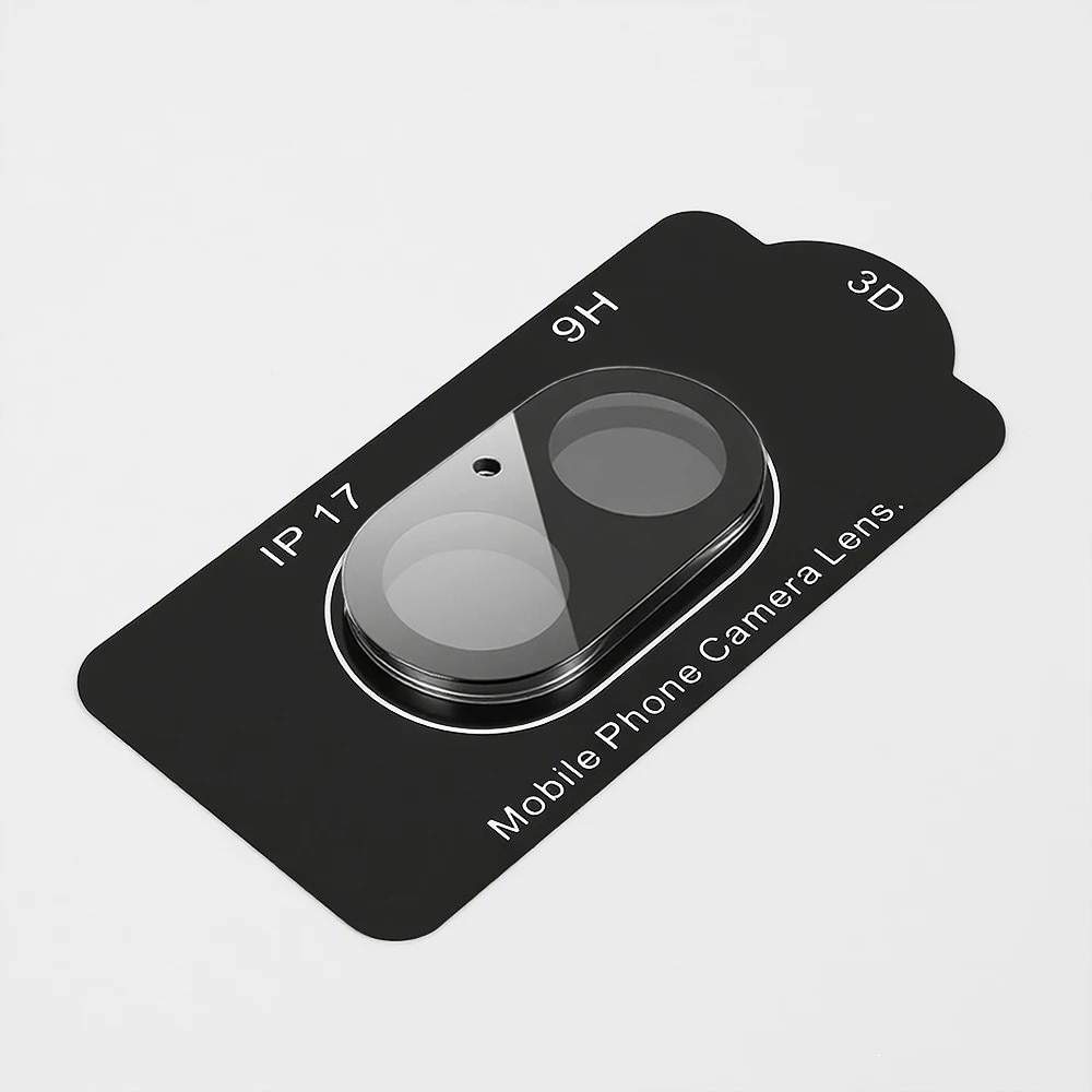 2x Folii protectie ERBORD pentru camera iPhone 17, transparente, 9H, set