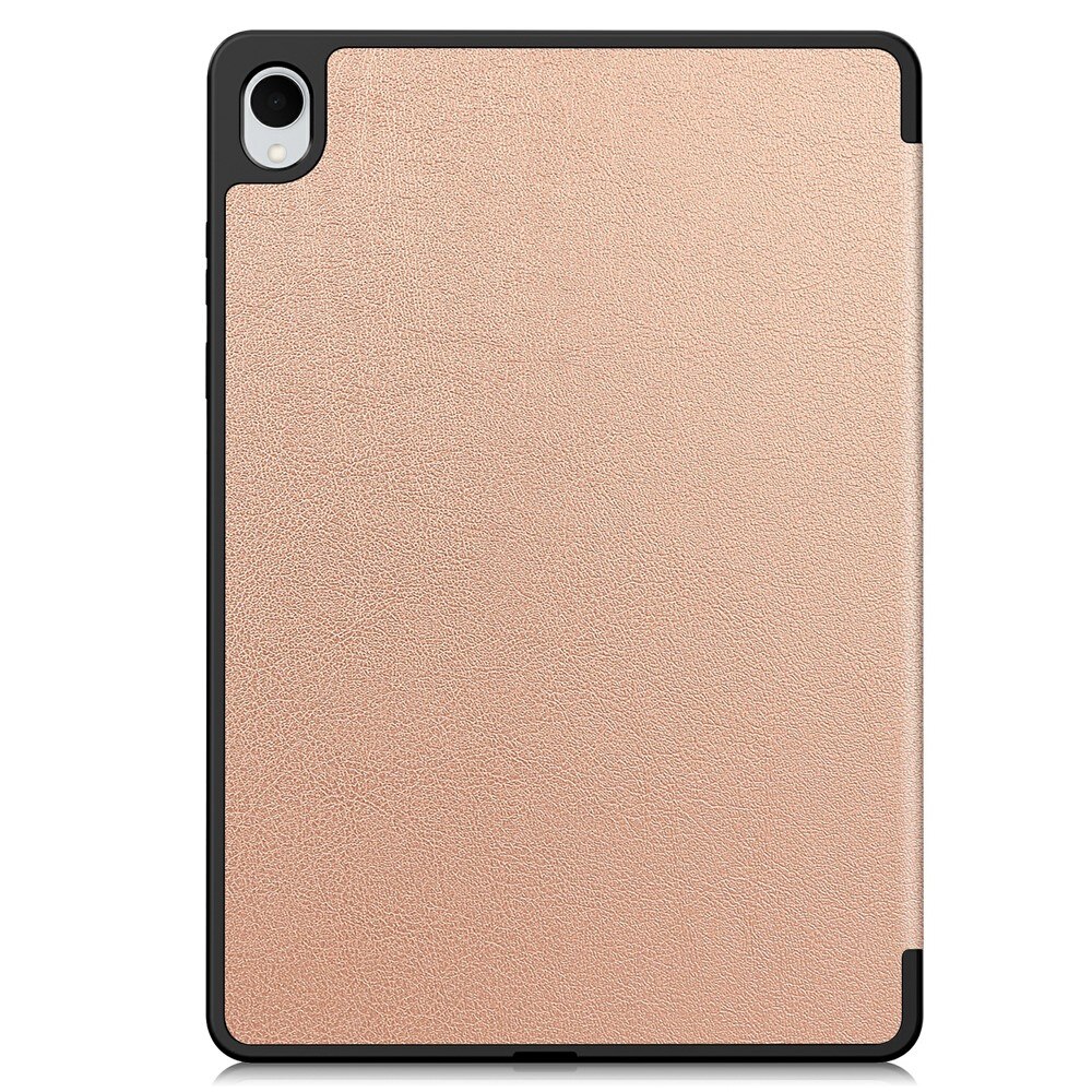 Husa tablete ERBORD pentru Samsung Galaxy Tab S11, tri-fold, cu suport pentru stylus, roz aurie