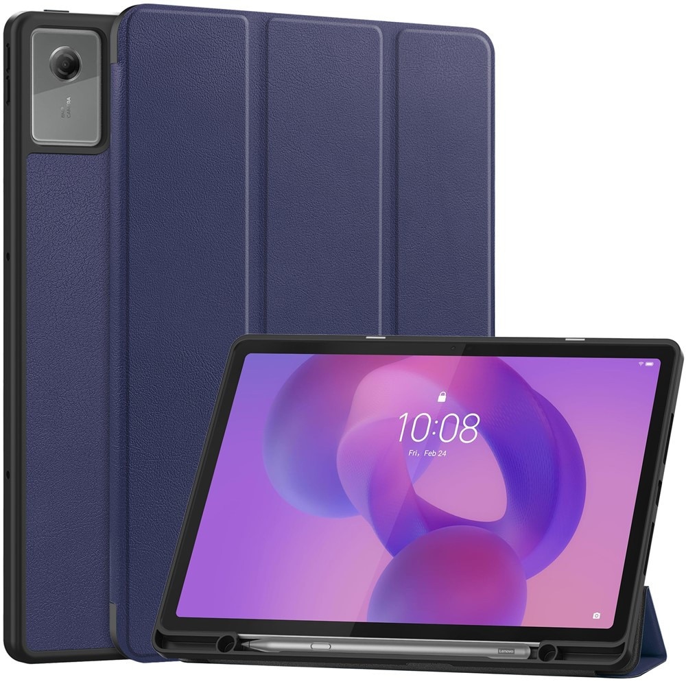Husa tablete, Lenovo Idea Tab Plus, Smartcase, granat, functie suport, protectie antisoc