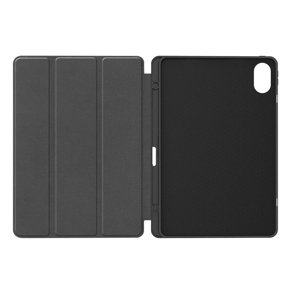 Husa tablete Smartcase pentru Xiaomi Redmi Pad 2 Pro, verde, tri-fold, material PU si TPU, dimensiuni 12,1"