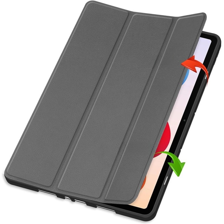 Husa tablete, Smartcase, pentru Xiaomi Redmi Pad 2 Pro, tri-fold, gri, 12,1"