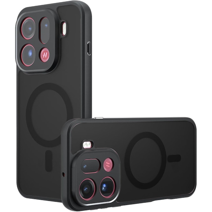 Husa Oppo Find X9 Pro, ERBORD Matt Case, hibrid, protectie solida, neagra