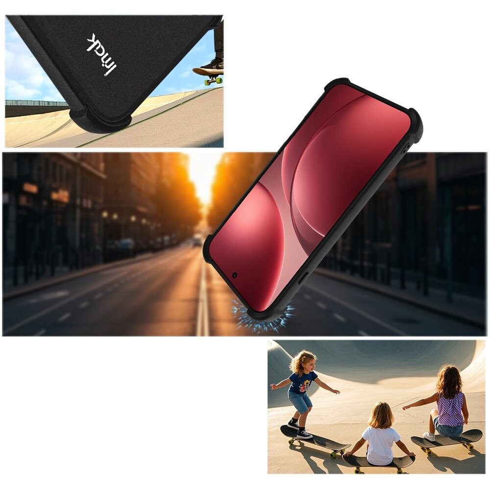 Etui pentru Oppo Find X9 Pro, IMAK, negru, TPU, protectie avansata