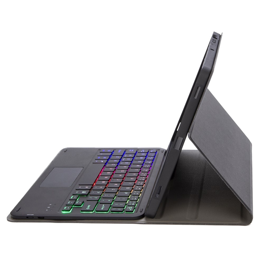 Husa tableta 2in1 cu tastatura iluminata, XGSM, Bluetooth si touchpad pentru Samsung Galaxy Tab S11, negru
