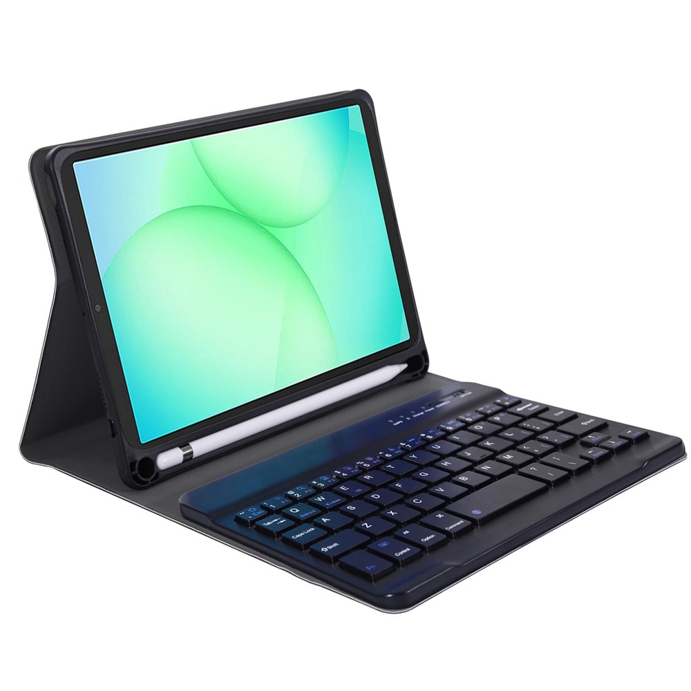 Husa tableta cu tastatura pentru Samsung Galaxy Tab A11, 2 in 1, Bluetooth, neagra