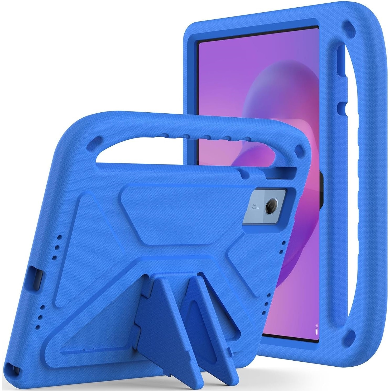 Husa pentru tableta, XGSM, Lenovo Idea Tab 11", albastra, cu suport, protectie extrema, usor de utilizat