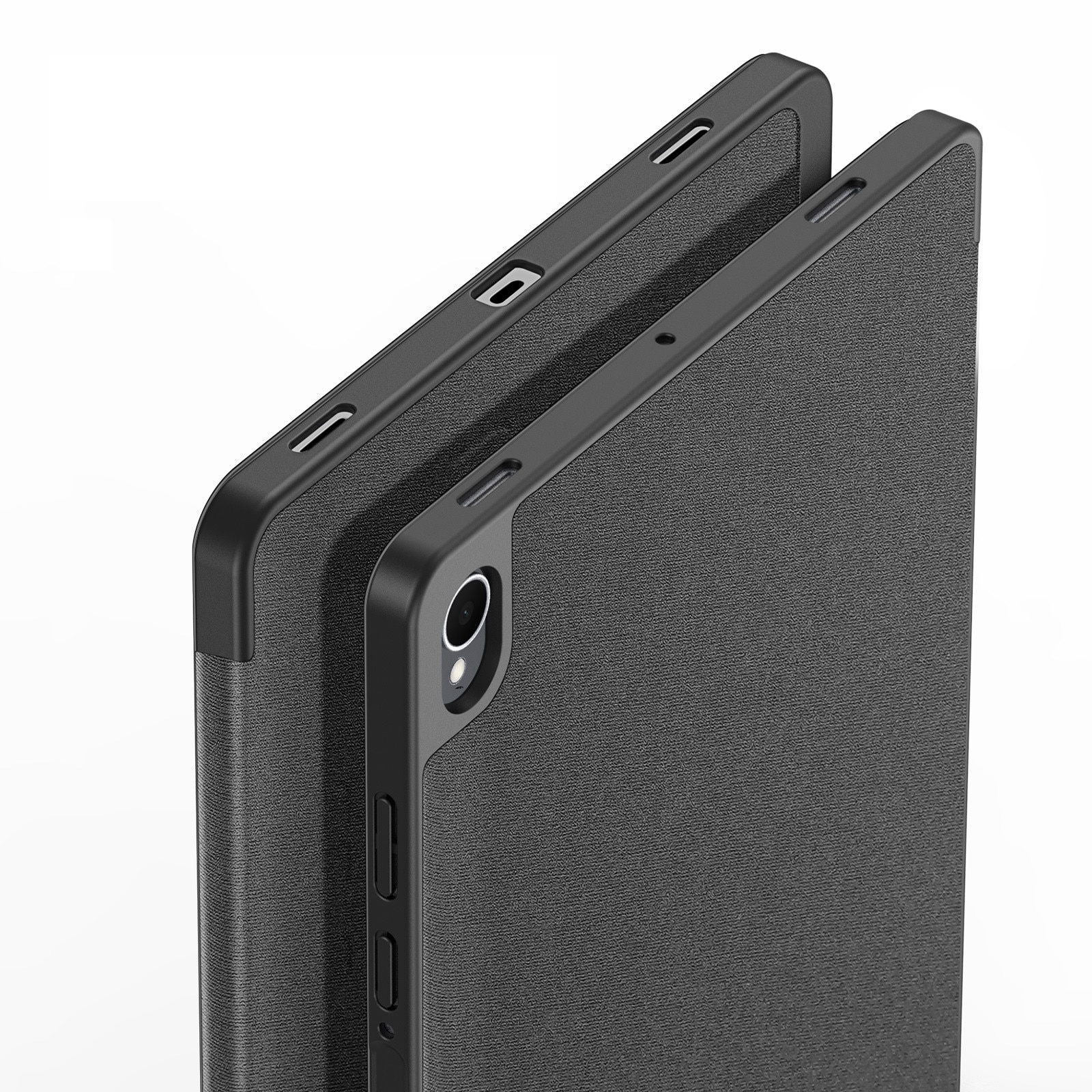 Husa tableta Dux Ducis Domo Series, neagra, pentru Samsung Galaxy Tab S11, cu suport si functie auto wake/sleep