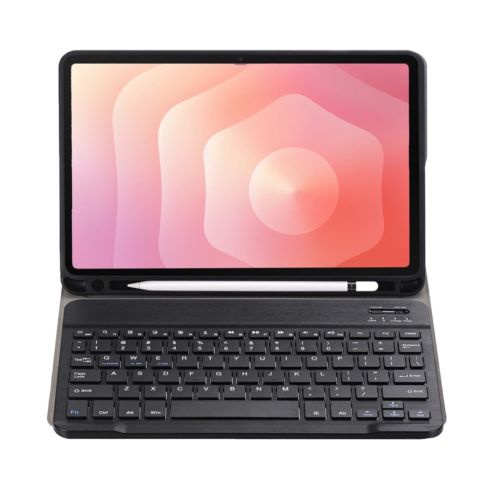 Husa cu tastatura pentru Samsung Galaxy Tab S11, XGSM, 2 in 1, Bluetooth, slot pentru stylus, neagra