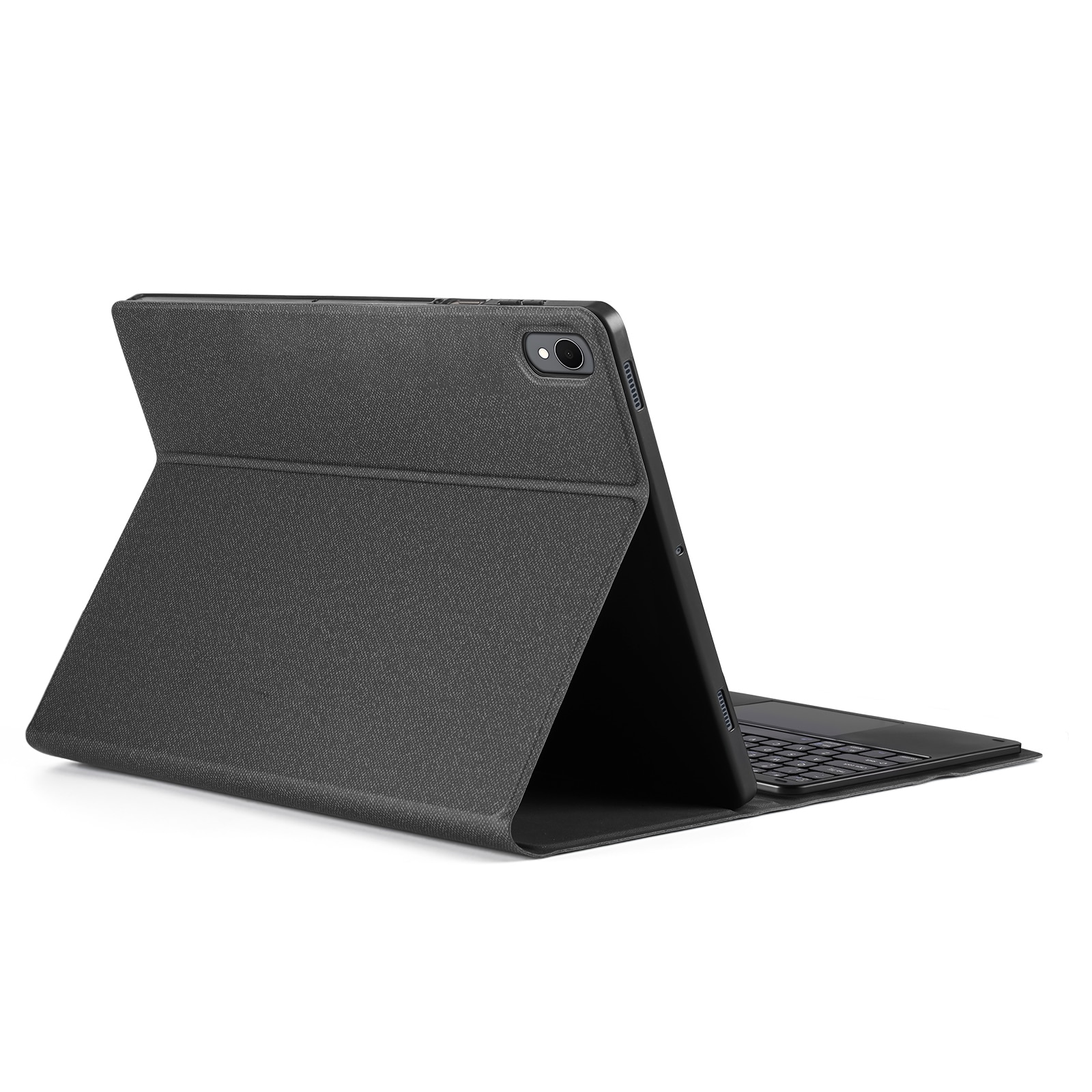 Etui cu tastatura Bluetooth pentru Samsung Galaxy Tab S11, Dux Ducis TK Series, negru, protectie 360, design subtire