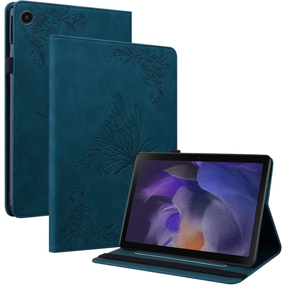 Etui pentru tableta, Butterfly, XGSM, protectie impotriva zgarieturilor si socurilor, albastru, pentru Samsung Galaxy Tab A11+