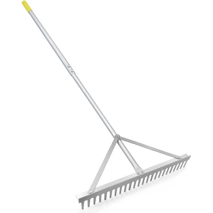 Colwelt tájrendező gereblye, 24 fog, 61 cm, alumínium, 172,7 cm