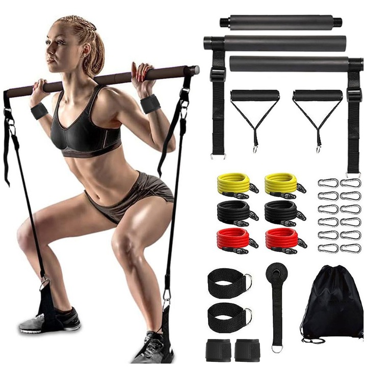 Infinitara márkájú multifunkcionális unisex fitnesz szett (2 karkötőt tartalmaz), csatos kialakítás, 200 lbs kapacitás, alkalmas fitnesz edzésekhez, rehabilitációhoz, edzőtermi edzésekhez, jógához, Pilateshez és egyéb tevékenységekhez