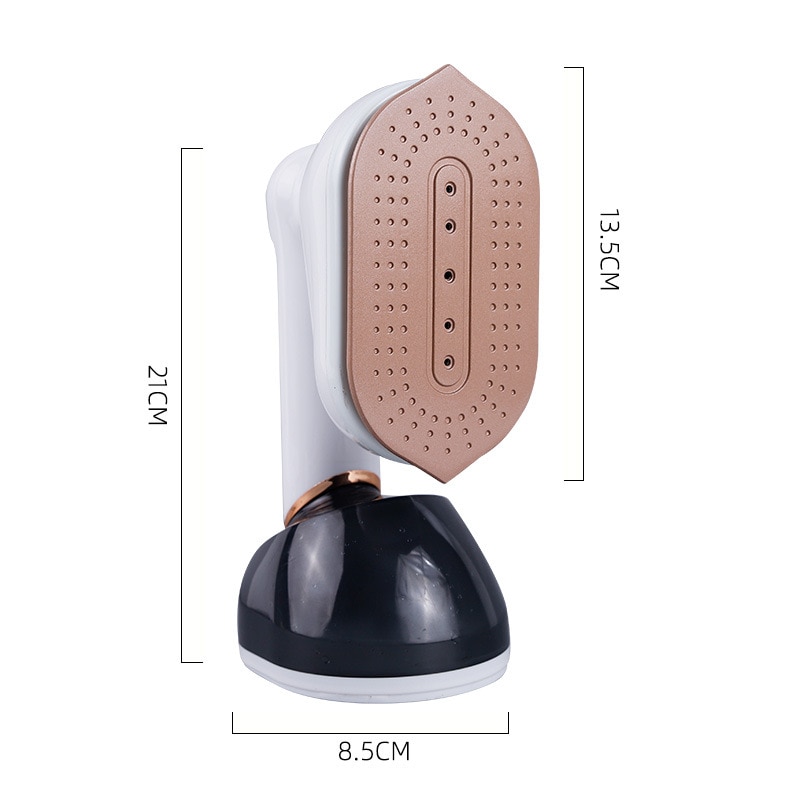 Fier de calcat cu abur portabil, 1640W, alb, set de temperaturi multiple