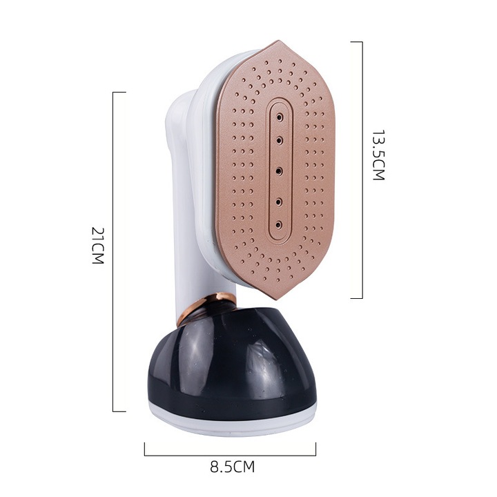 Fier de calcat cu abur portabil, 1640W, alb, set de temperaturi multiple